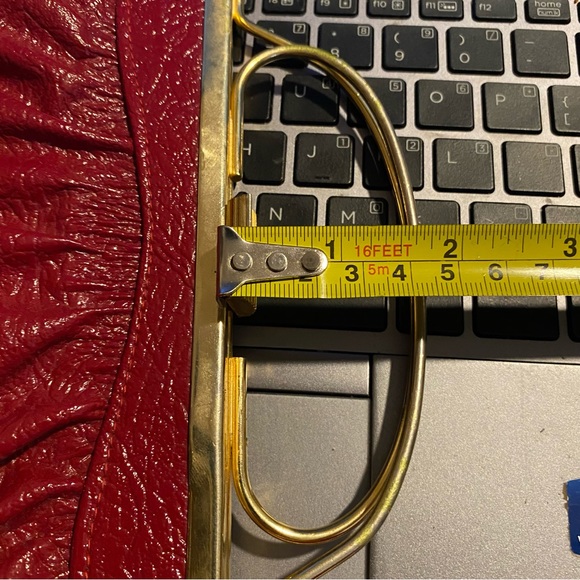 70s vtg Faux Leather Handbag - Picture 10 of 12